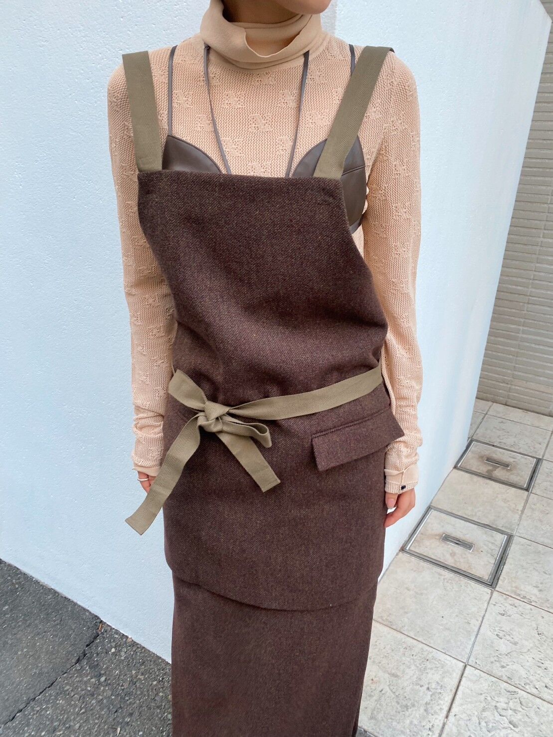 FUMIETANAKA フミエタナカ　tulle roll apron FUMIETANAKA フミエタナカ tulle roll apron tulle roll apron | FUMIE