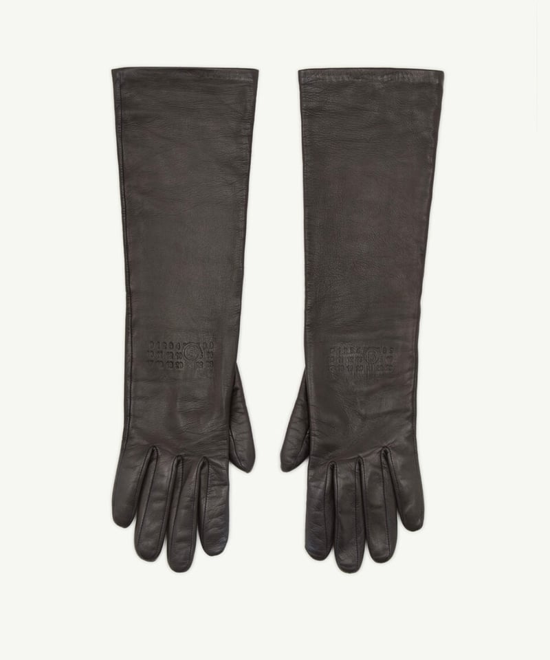 MM6 Maison Margiela / medium leather gloves | JURK