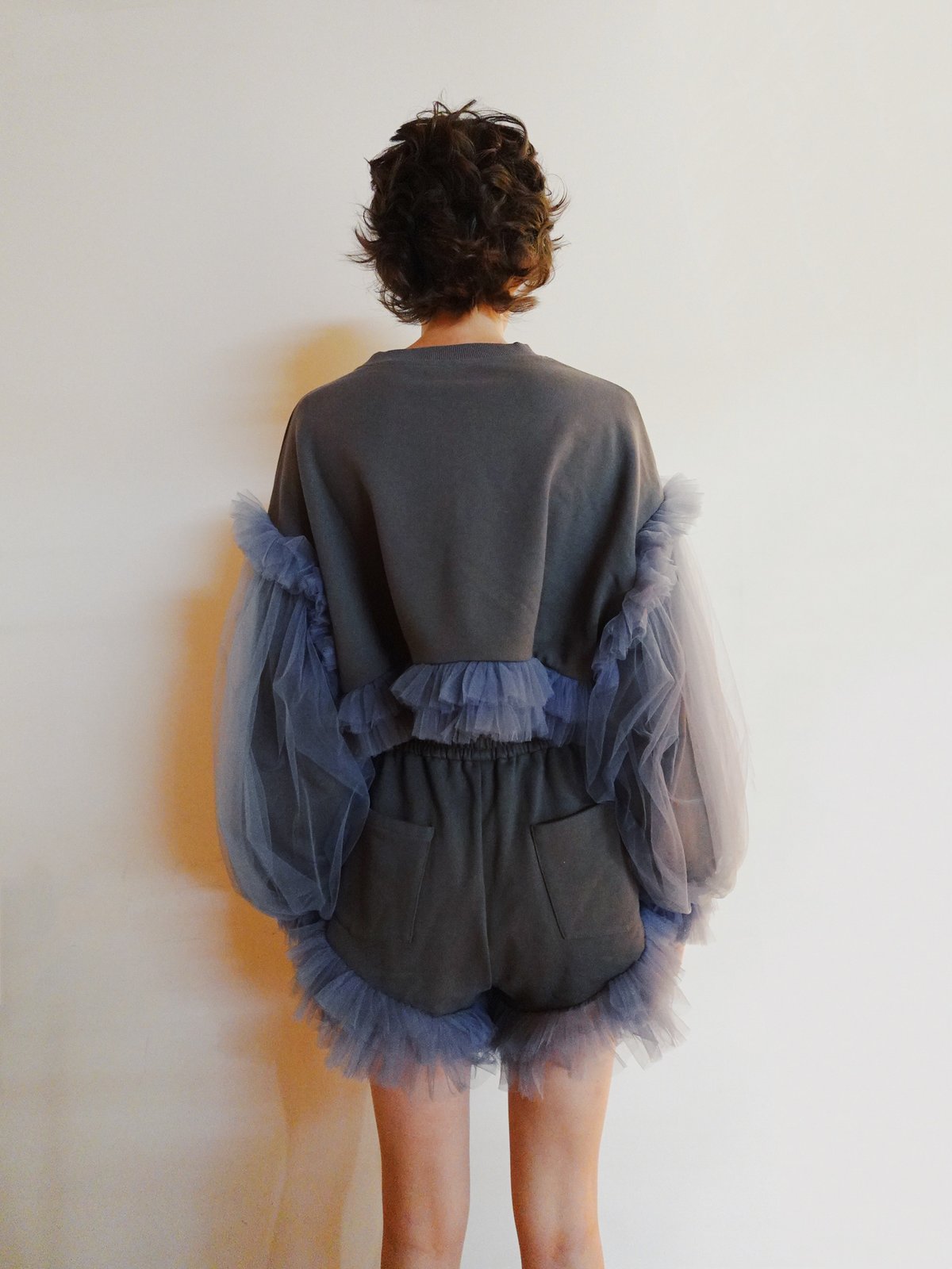 VIVIANO / Ruffle Tulle Bustier