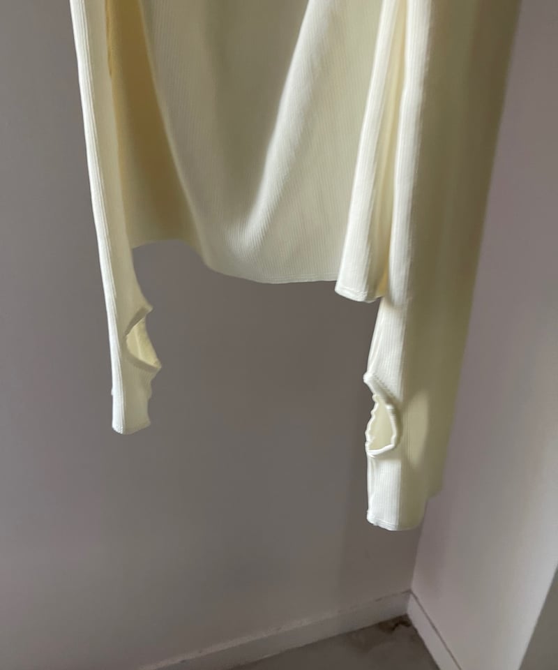 MUKASA / Rib high neck sleeve