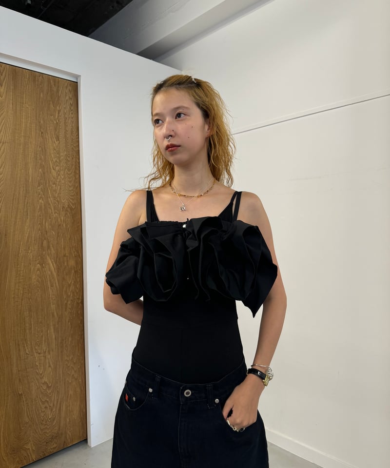 HOUGA ビスチェ VIVIANO 25ss フラワービスチェ Chika Kisada houga HOUGA ビスチェ VIVIANO 25ss フラワービスチェ Chika Kisada houga