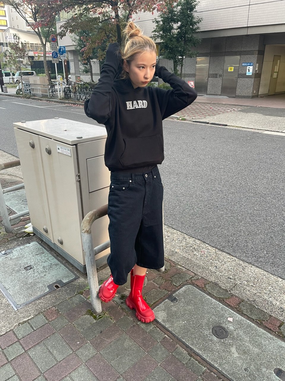 PROTOTYPES / CROPPED GLOVE HOODIE PRINTED | JURK