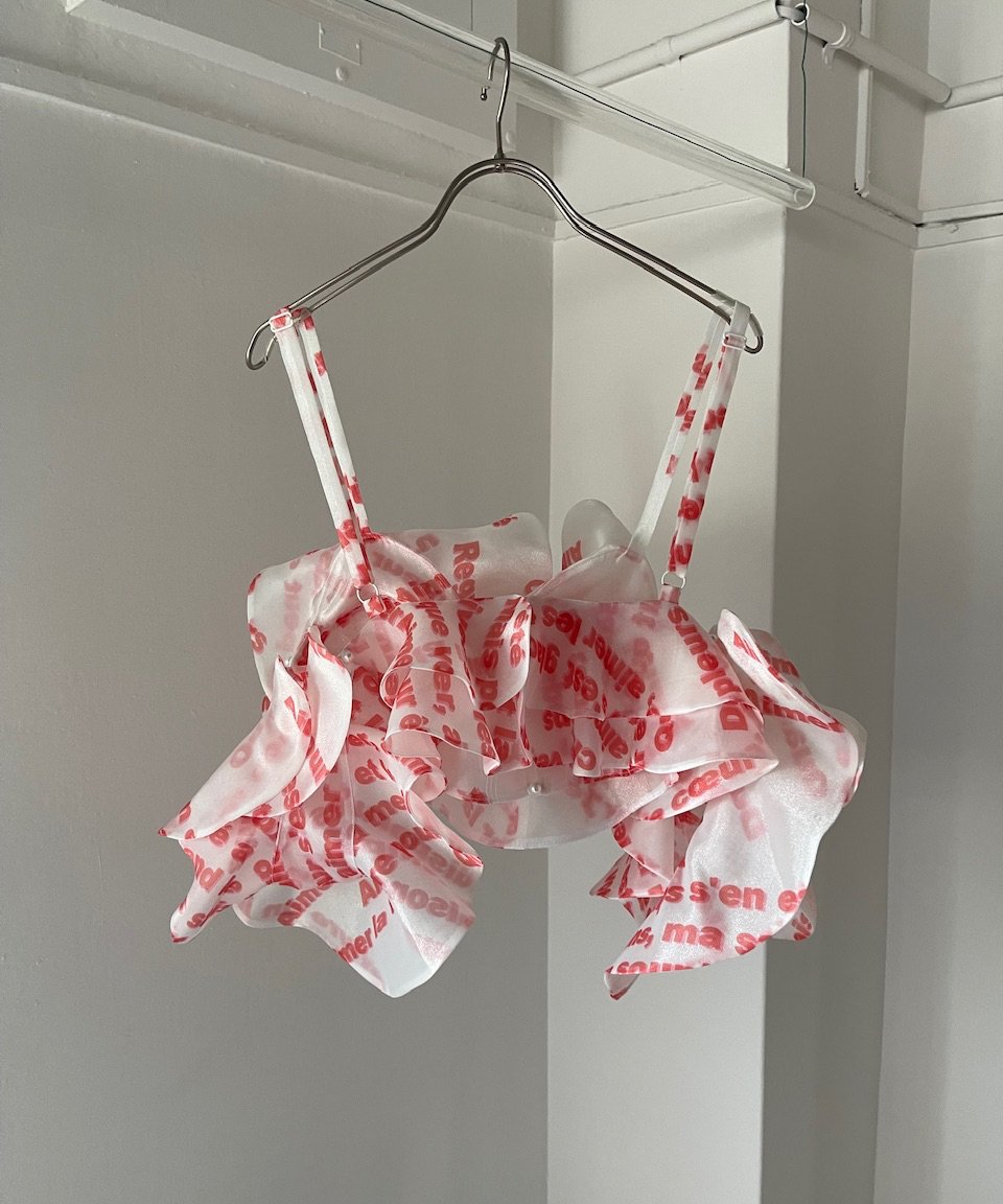 VIVIANO / Ruffle Trimmed Bra | JURK 