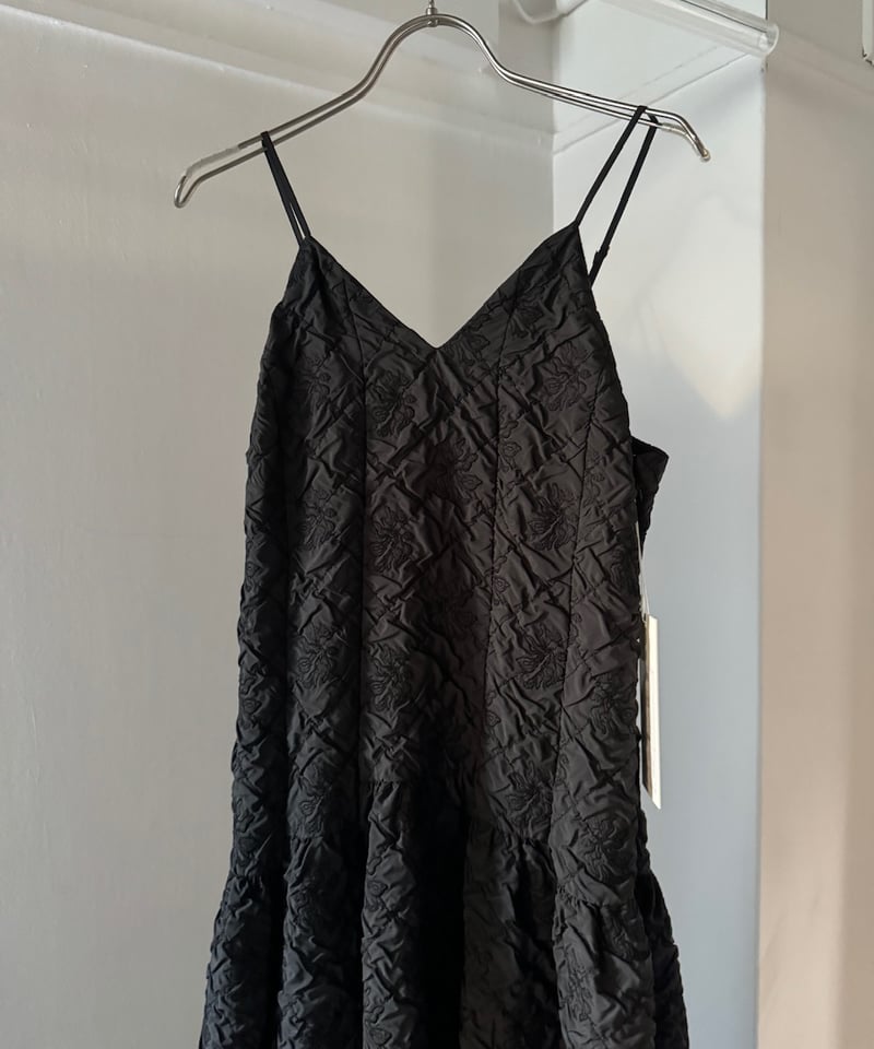 MURRAL / Dahlia shrinking embroidery camisole d