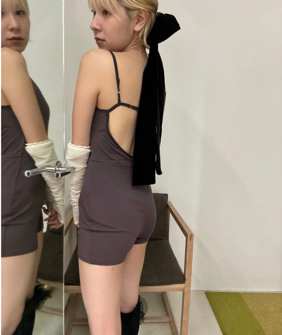 Determ; / Collagen Strappy Back Romper | JURK