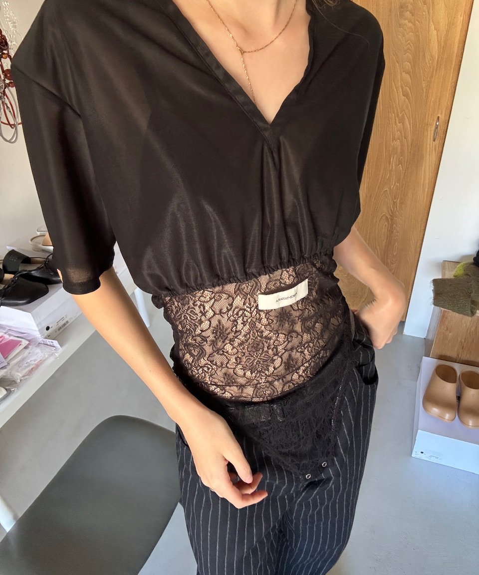 トップス fumie tanaka lace rompers fumie tanaka lace rompers