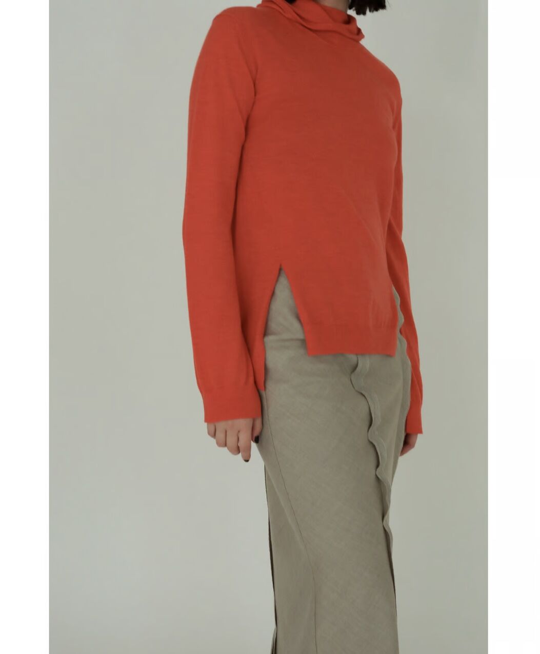 Little $uzie / Extra Fine Merino Wool Hooded Kn