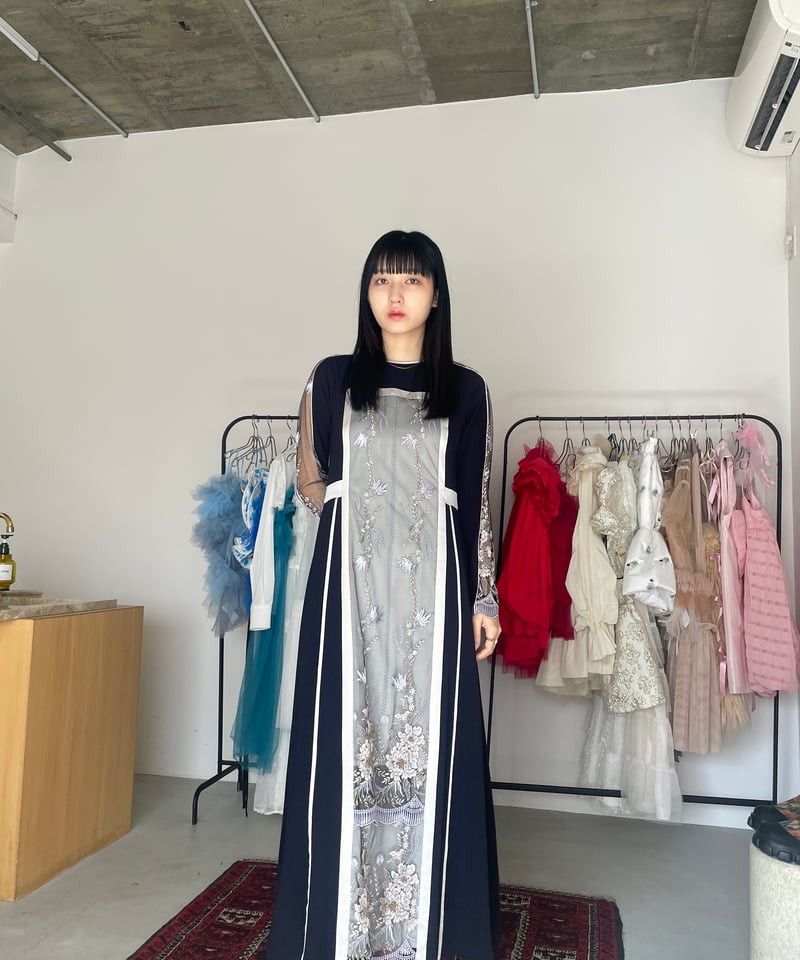 ほぼ新品 25SS MURRAL Seem flower lace dress fit=scale-down,w=1200
