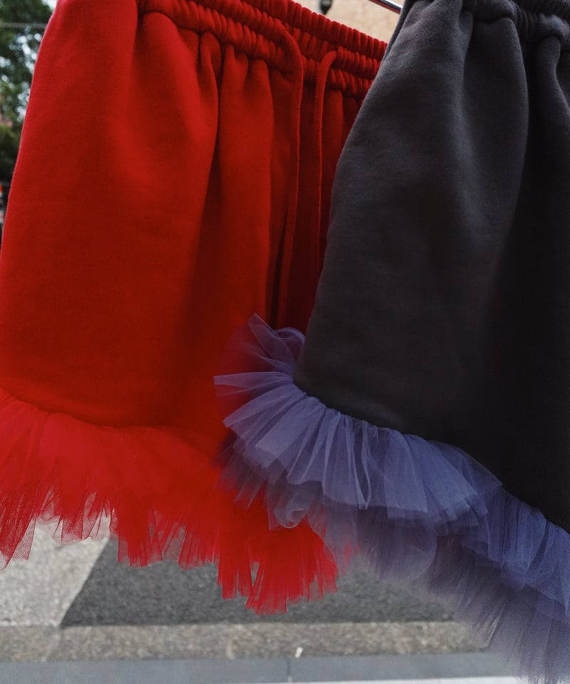 viviano×jurk Tulle Shorts VIVIANO × JURK / Tulle Shorts(gray