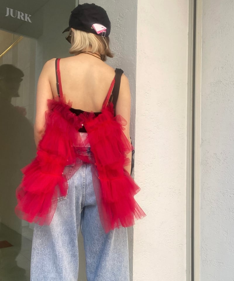 VIVIANO / Tulle cami top | JURK VIVIANO / Tulle cami top | JURK