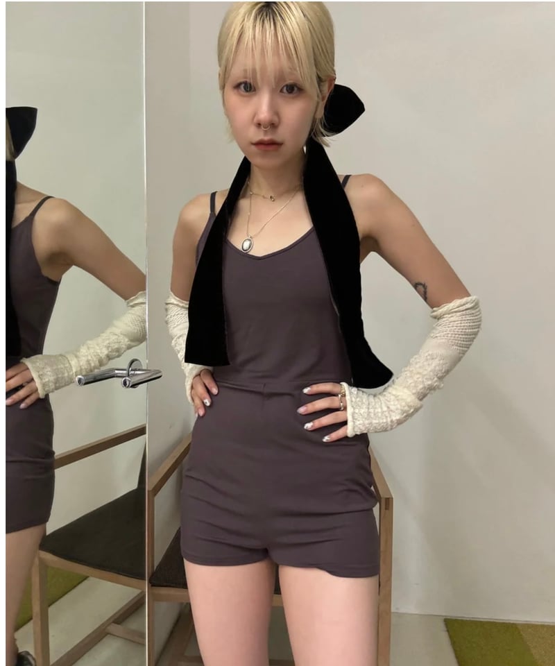 ワンピース Determ; / Collagen Strappy Back Rompers Determ; / Collagen Strappy Back Romper | JURK