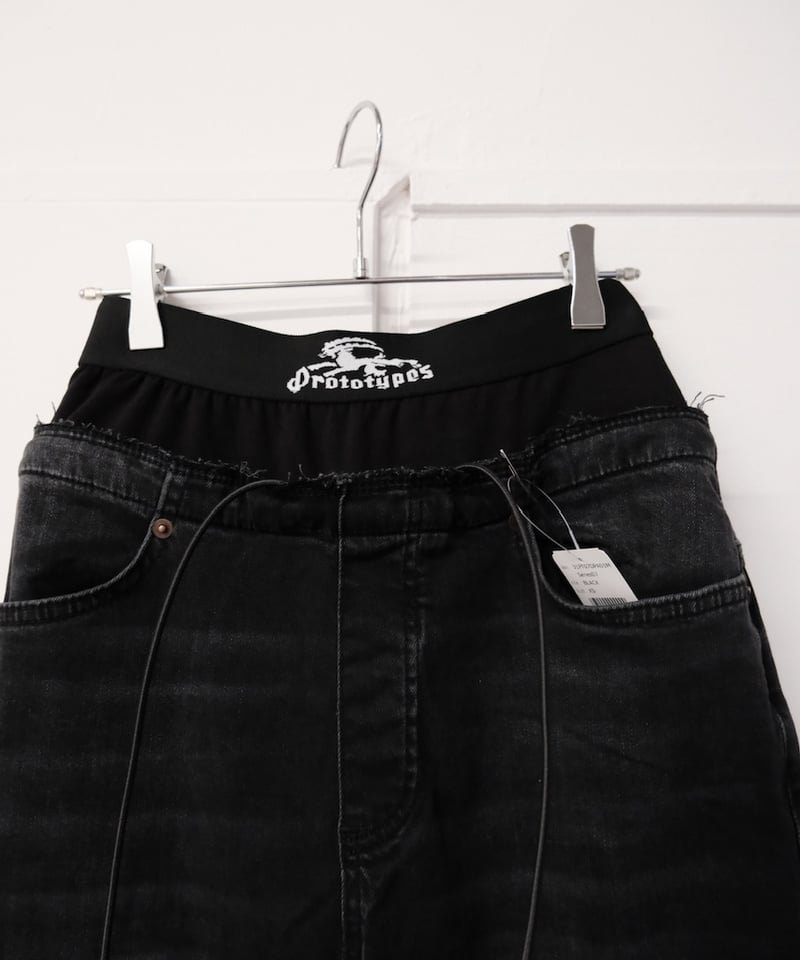 【最終値下】PROTOTYPES WAISTBAND DENIMREGULAR prototypes / waistband denim regular | JURK