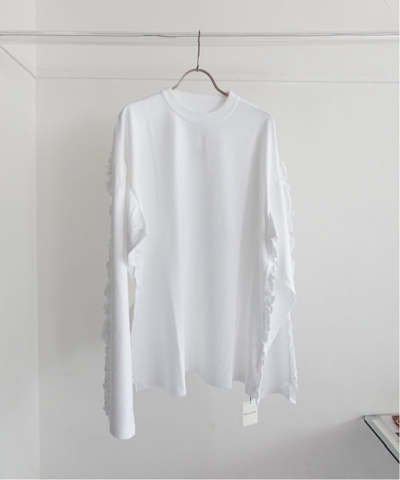 HOLIDAY. / SUPER FINE DRY RUFFLE L/S TOPS | JURK