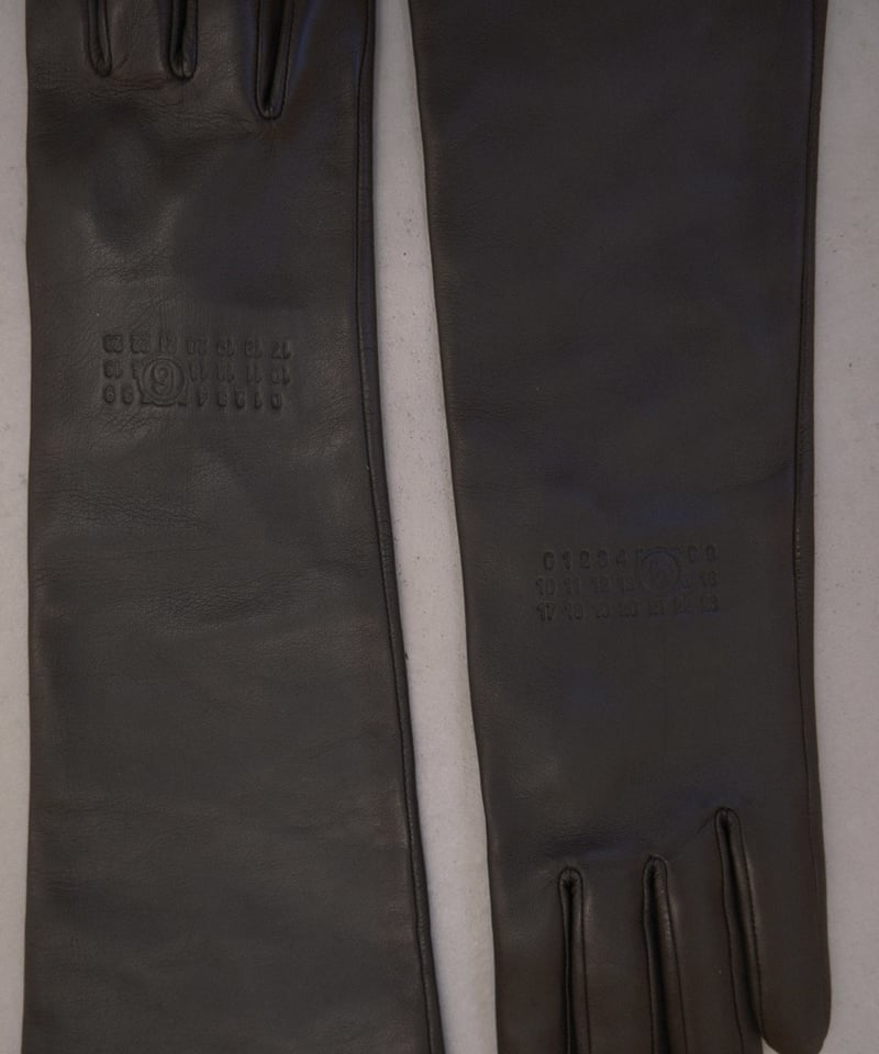 MM6 Maison Margiela / medium leather gloves | JURK