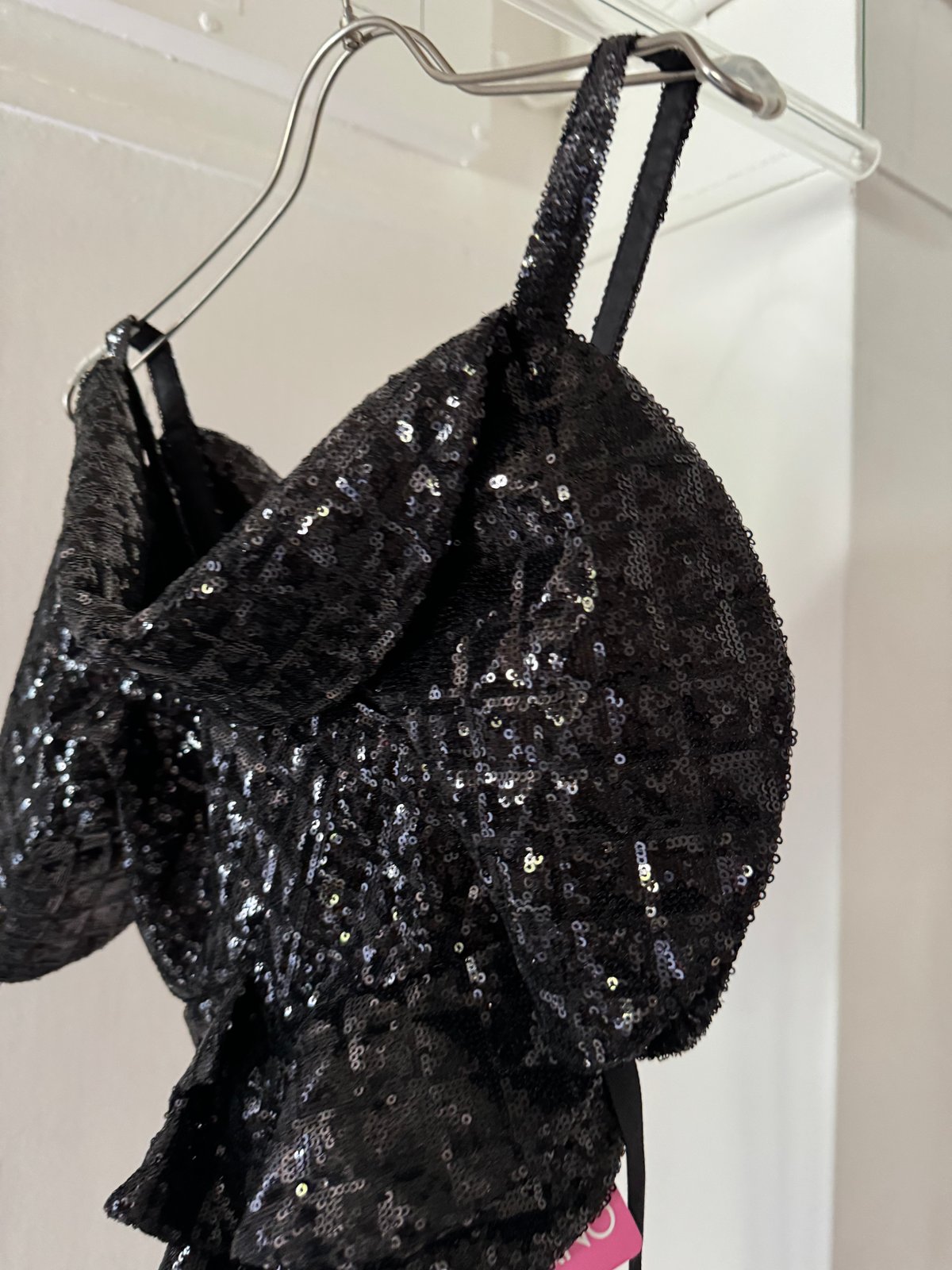 VIVIANO /B01-S Ruffle Sequin Bustier | JURK