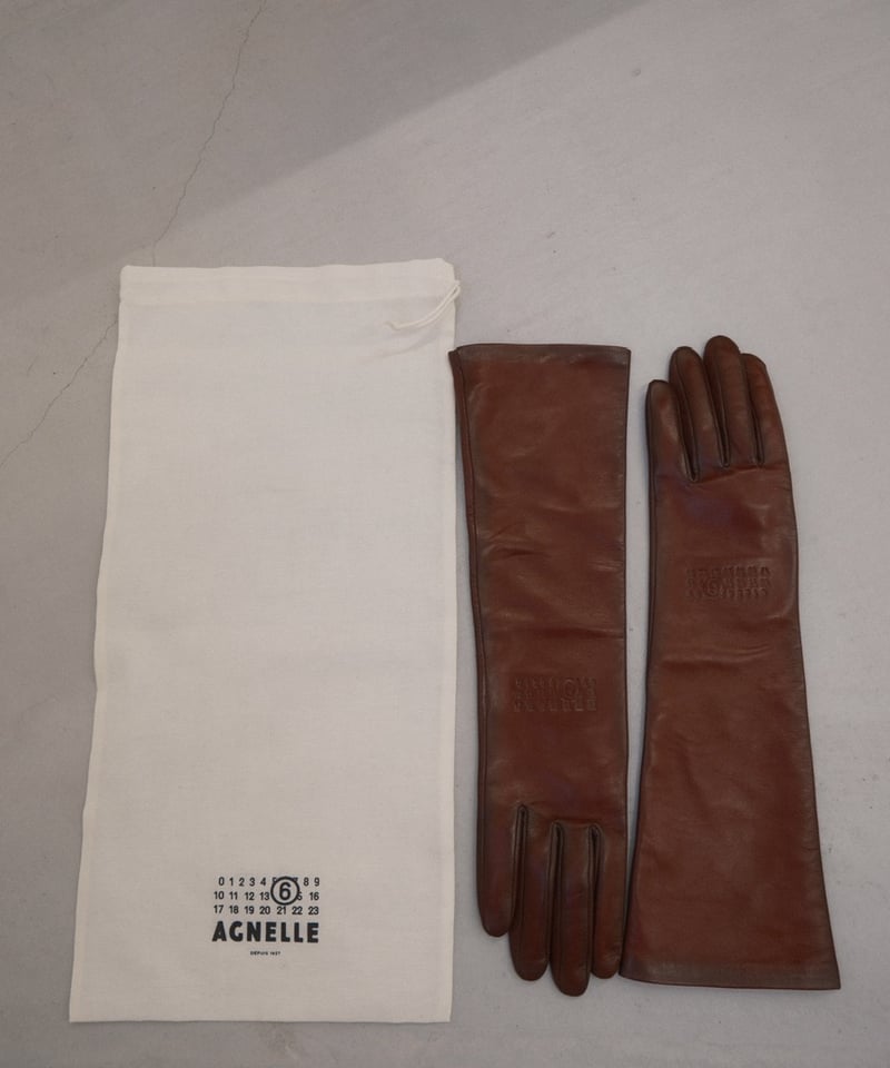 MM6 Maison Margiela / medium leather gloves | JURK