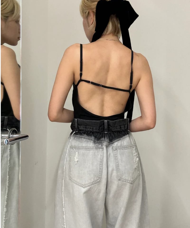 下着・アンダーウェア determ COLLAGEN FABRIC STRAPPY BODISUITS 下着・アンダーウェア determ COLLAGEN FABRIC STRAPPY