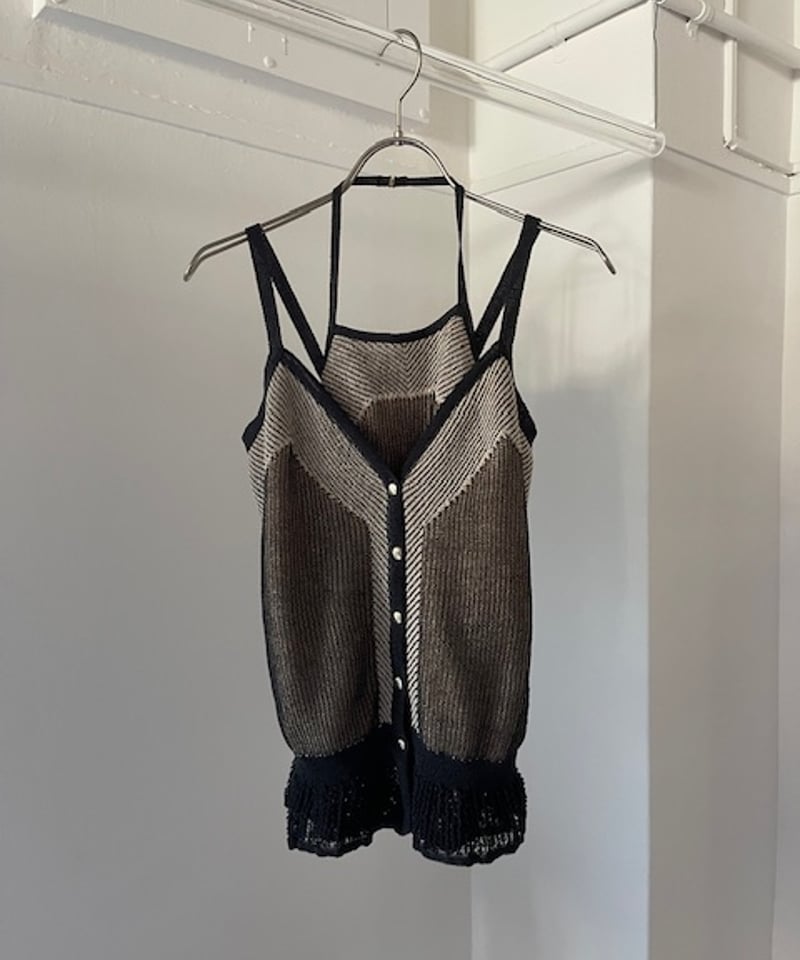 MURRAL / Pigment knit camisole top | JURK MURRAL / Pigment knit camisole top | JURK