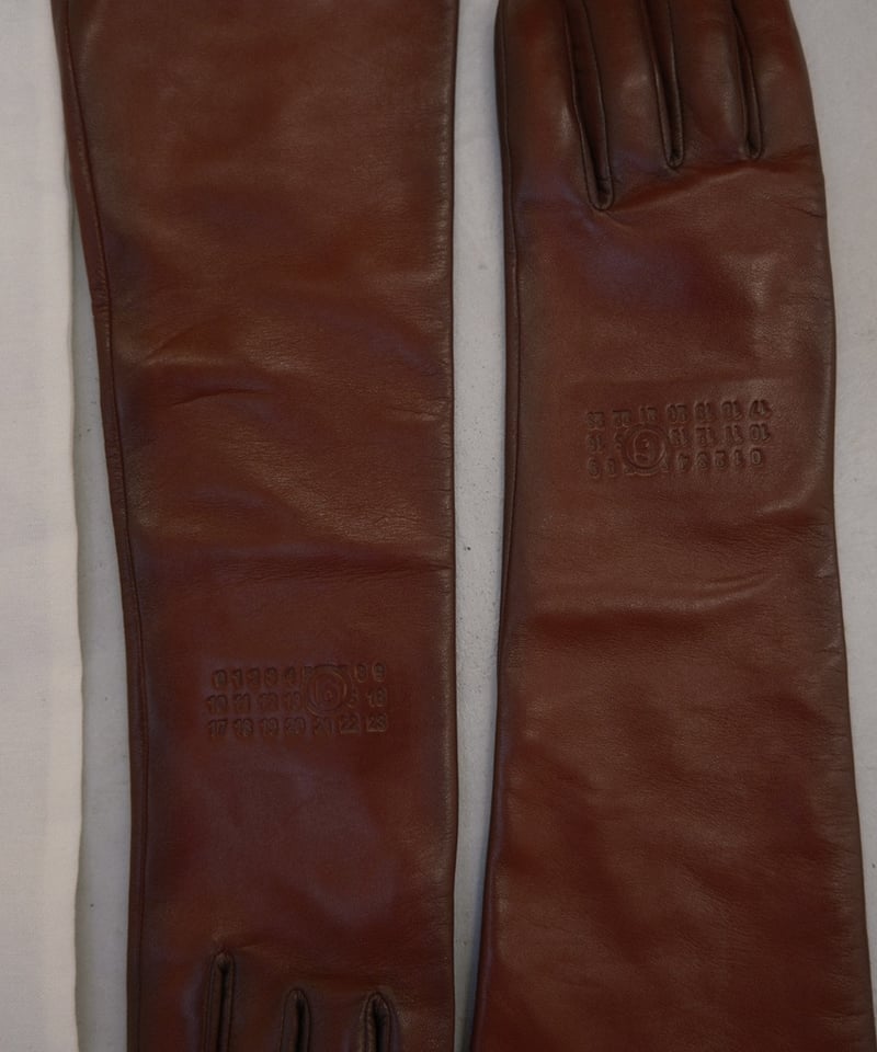 MM6 Maison Margiela / medium leather gloves | JURK
