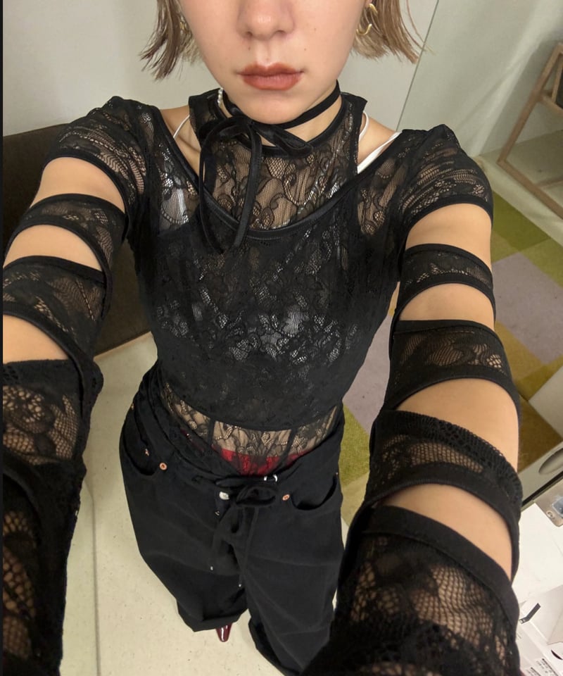AKIKOAOKI / crber lace T | JURK