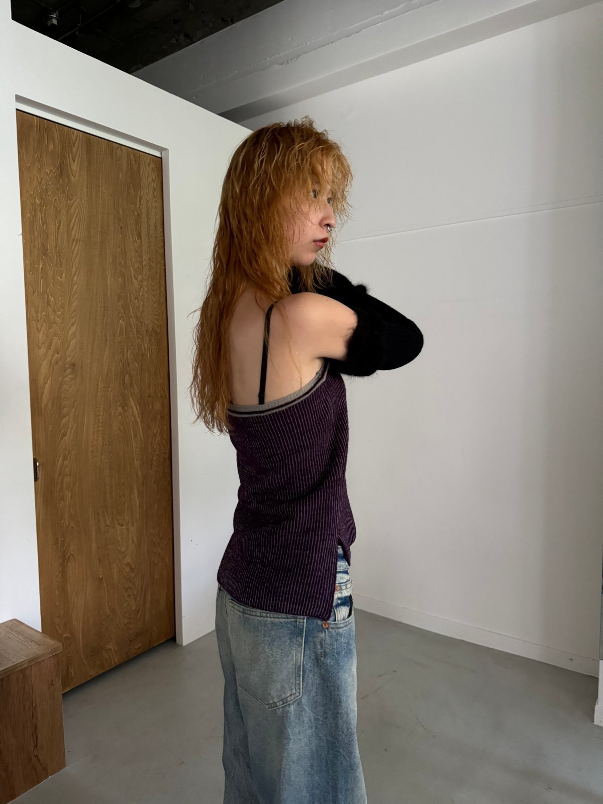 値下げ！！fumie tanaka フミエタナカ　2024AW アームカバー FUMIE=TANAKA / knit arm warmer | JURK