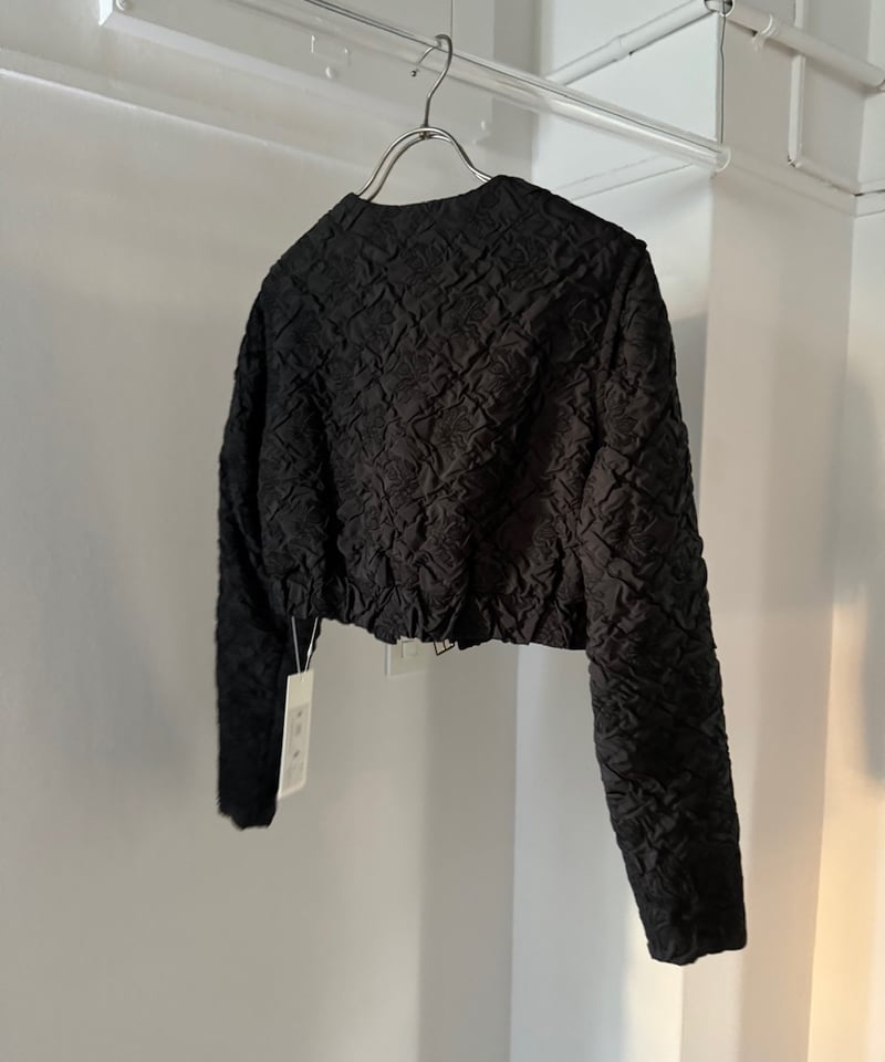 MURRAL / Dahlia shrinking embroidery top | JURK