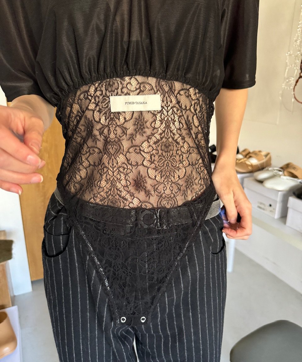トップス fumie tanaka lace rompers fumie tanaka lace rompers