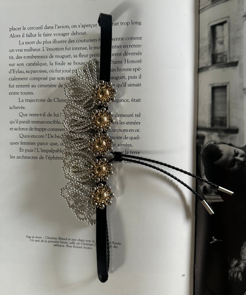FUMIE=TANAKA / concho bead choker | JURK