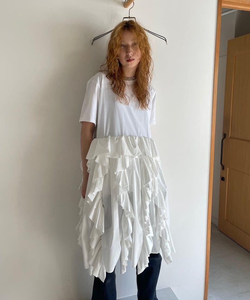 VIVIANO / Ruffle T-shirt | JURK VIVIANO / Ruffle T-shirt | JURK