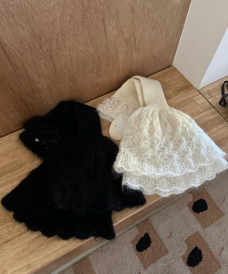 FUMIE=TANAKA / knit arm warmer | JURK