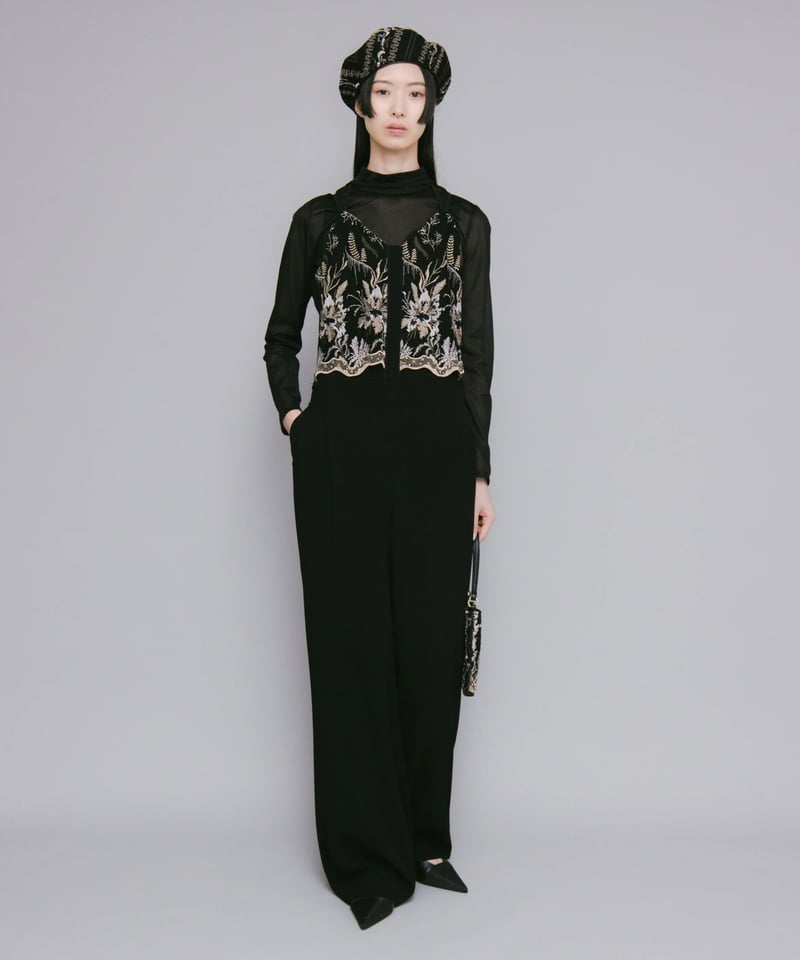 MURRAL / Petal lace overalls | JURK