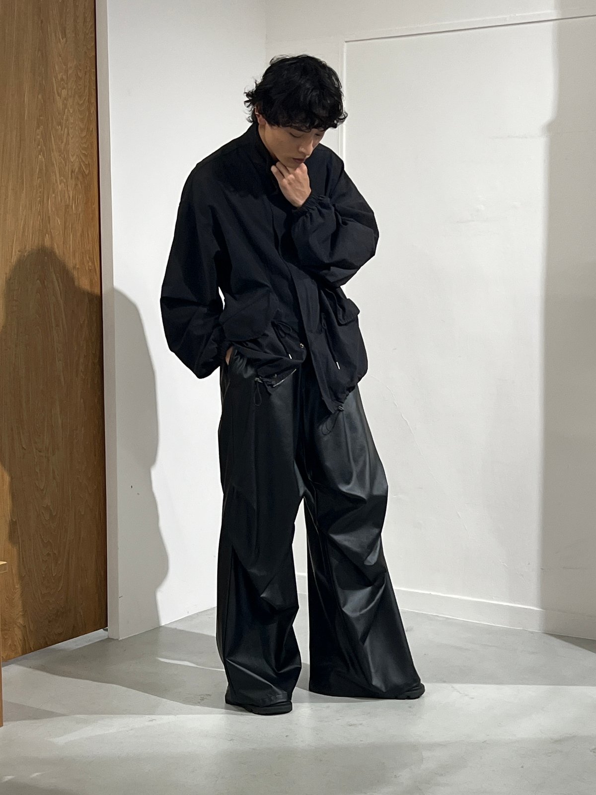 MM6 / Leather Wide Pants | JURK