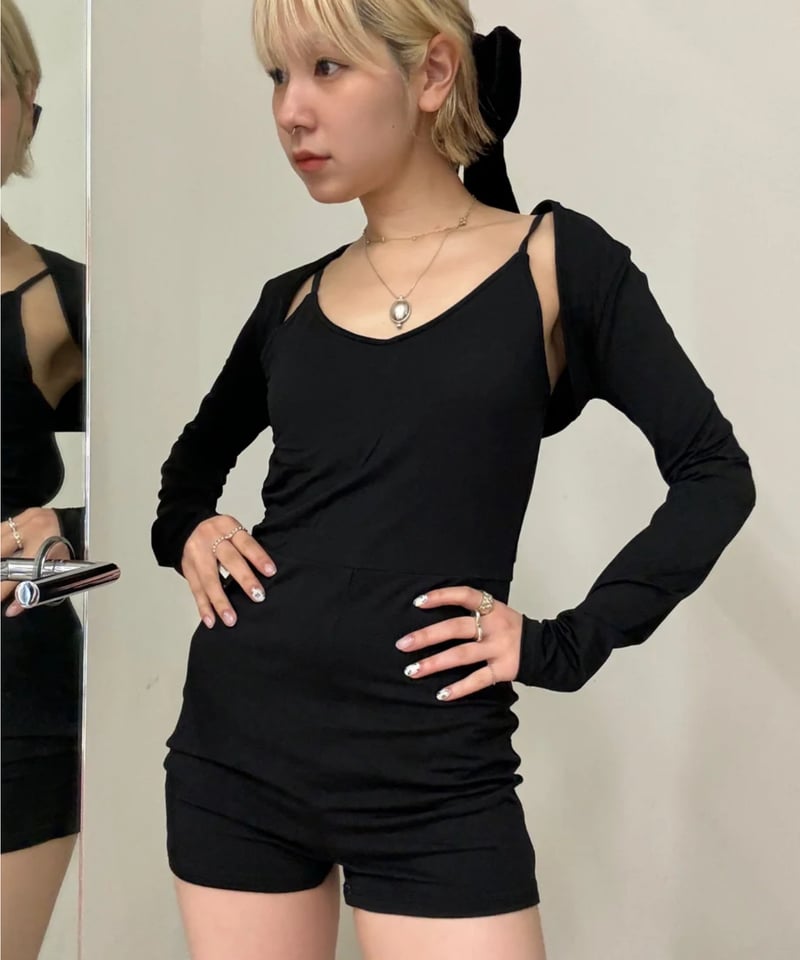 Determ; / Collagen Strappy Back Romper | JURK