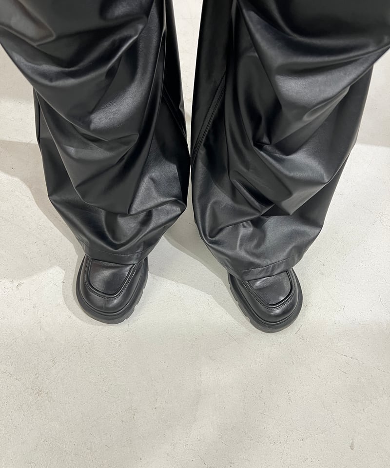 MM6 / Leather Wide Pants | JURK