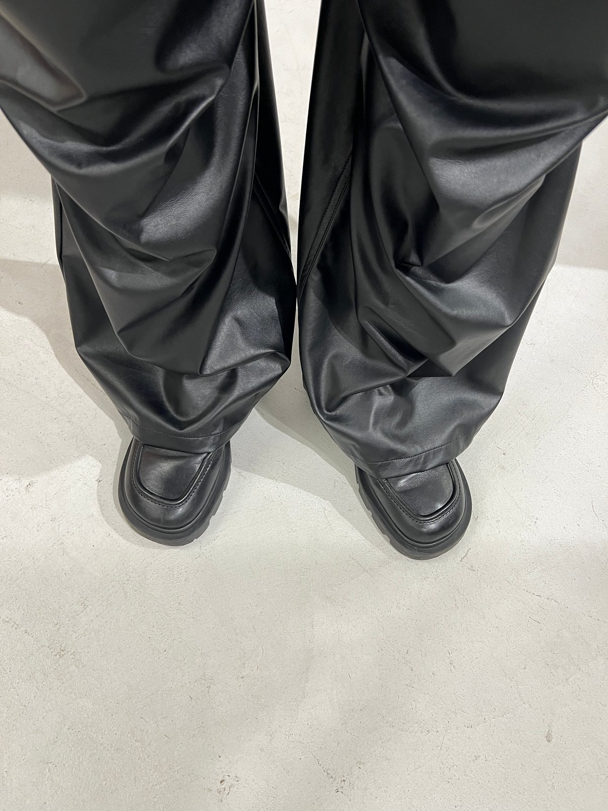 MM6 / Leather Wide Pants | JURK