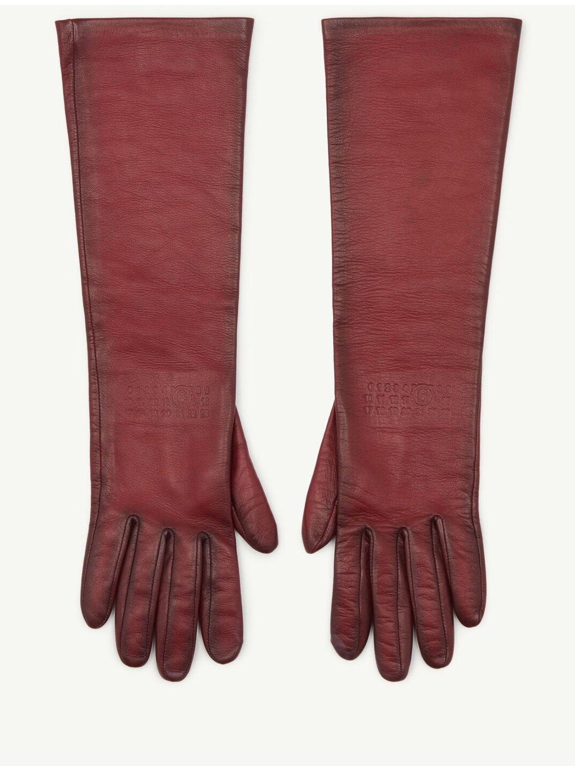 MM6 Maison Margiela / medium leather gloves | JURK