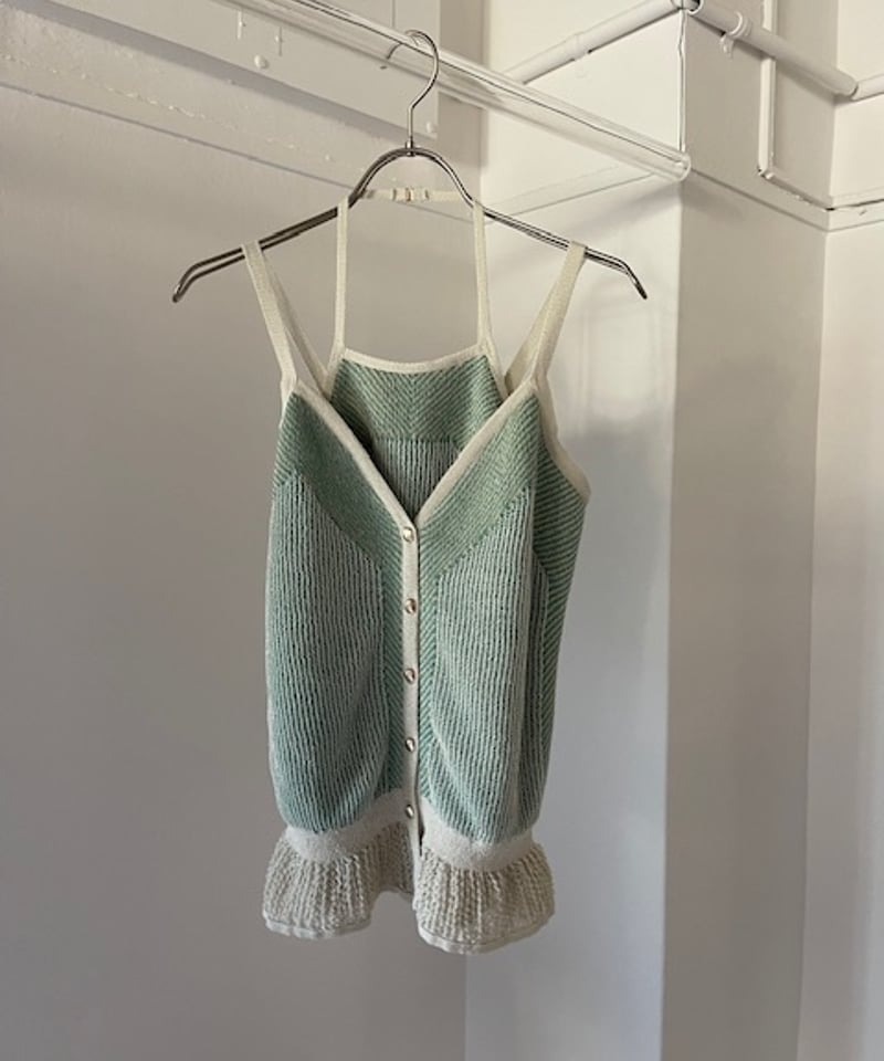 MURRAL / Pigment knit camisole top | JURK MURRAL / Pigment knit camisole top | JURK