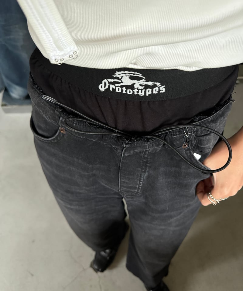 【25SS】PROTOtypes WAISTBAND DENIMREGULAR 25SS】PROTOtypes プロトタイプス / WAISTBAND DENIM REGULAR