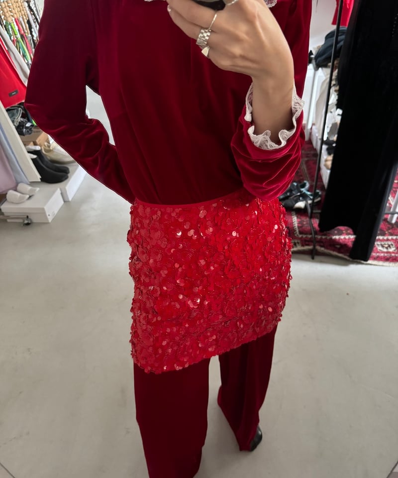 DREAM sister jane / Royale Sequin Mini Skirt |