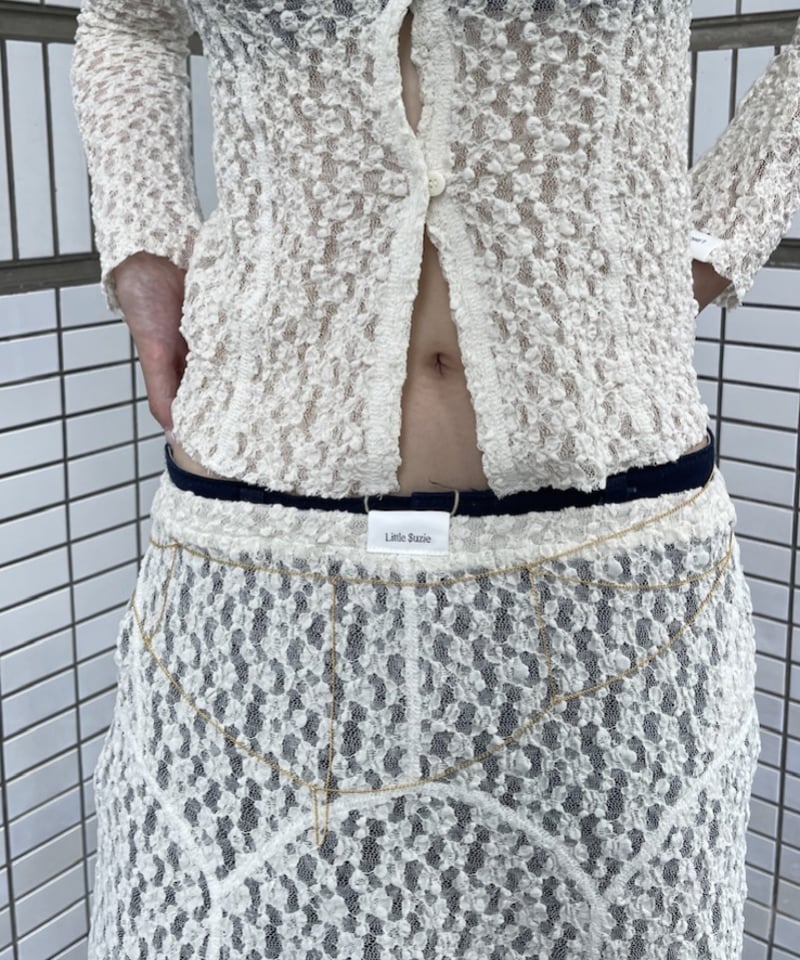 Little$uzie / Organic Shrink Lacee Panel Skir | Little$uzie / Organic Shrink Lacee Panel Skir |