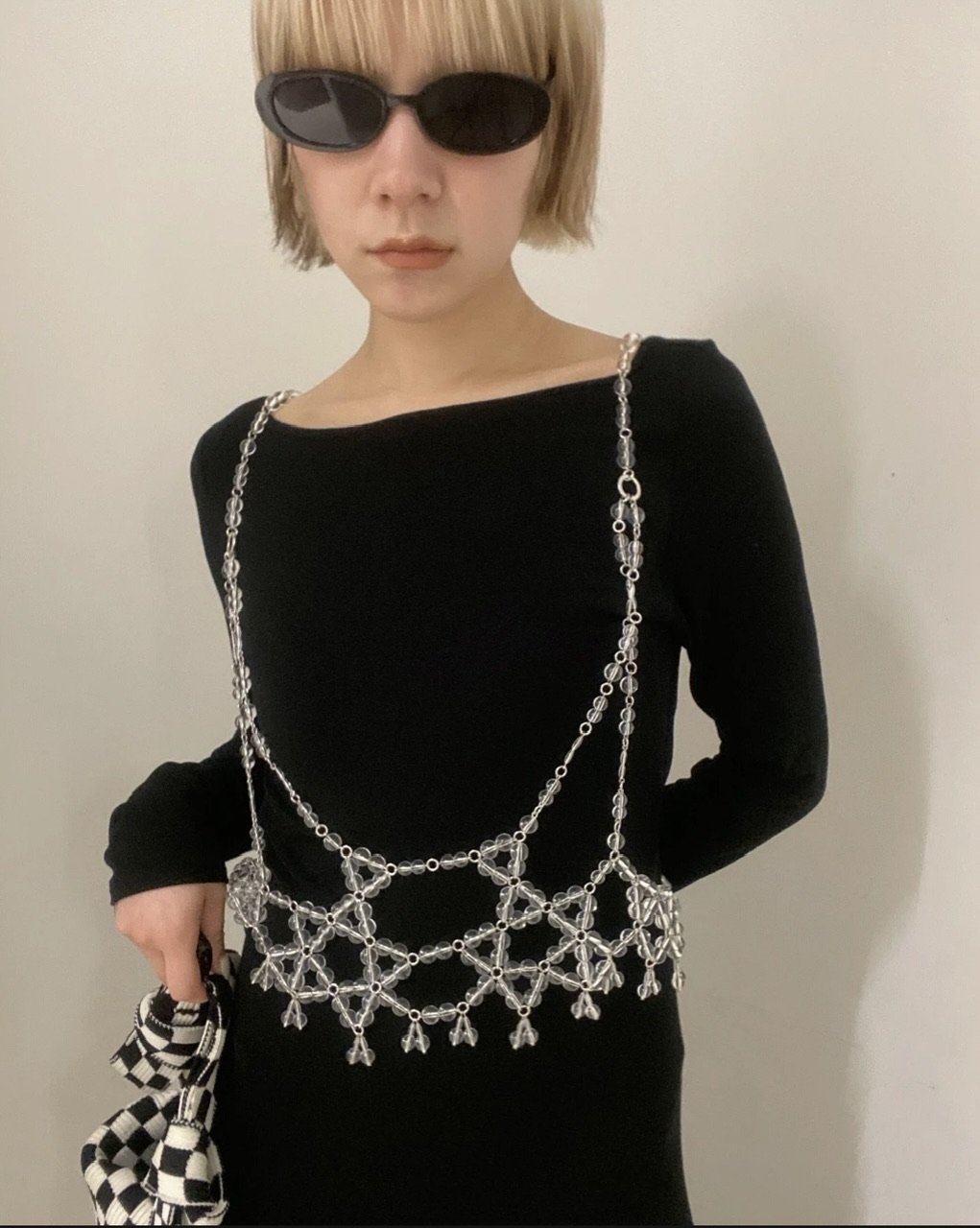 お値下げ不可/ミューラルDrippingclearbelt クリアベルト 