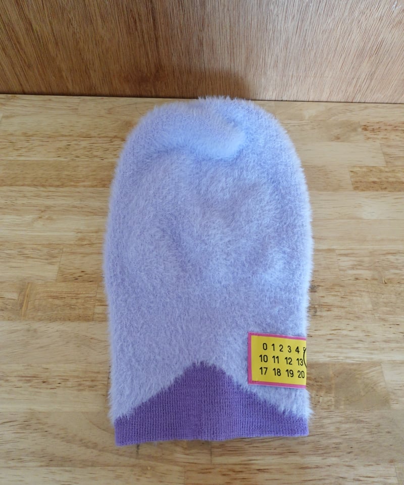 MM6 / shaggy knit balaclava | JURK