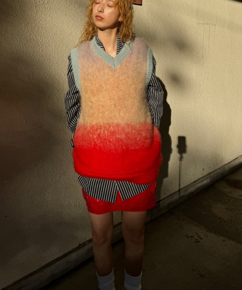 FACETASM / IRA KNIT VEST | JURK FACETASM / IRA KNIT VEST | JURK