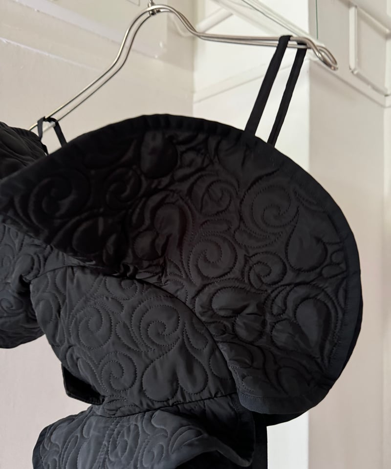 VIVIANO / B01 Quilted Ruffle Bustier | JURK