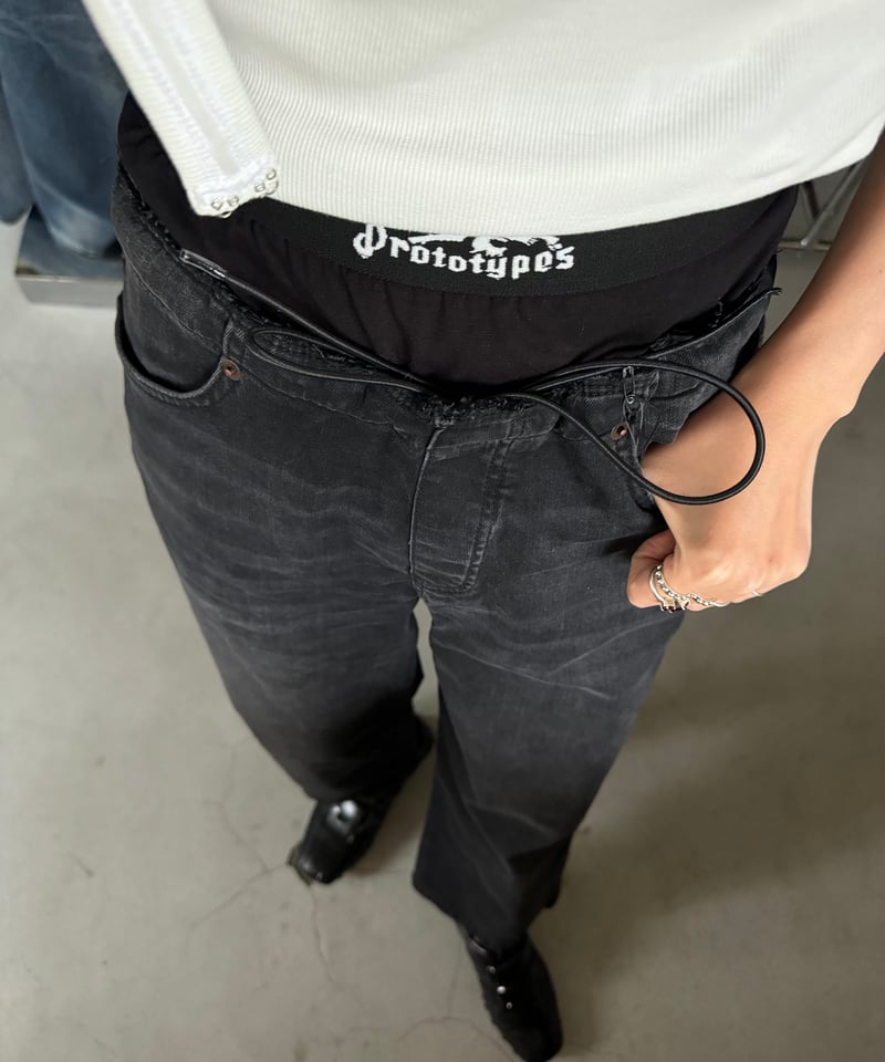 【値下可】PROTOTYPES WAISTBAND DENIMREGULAR prototypes / waistband denim regular | JURK sho