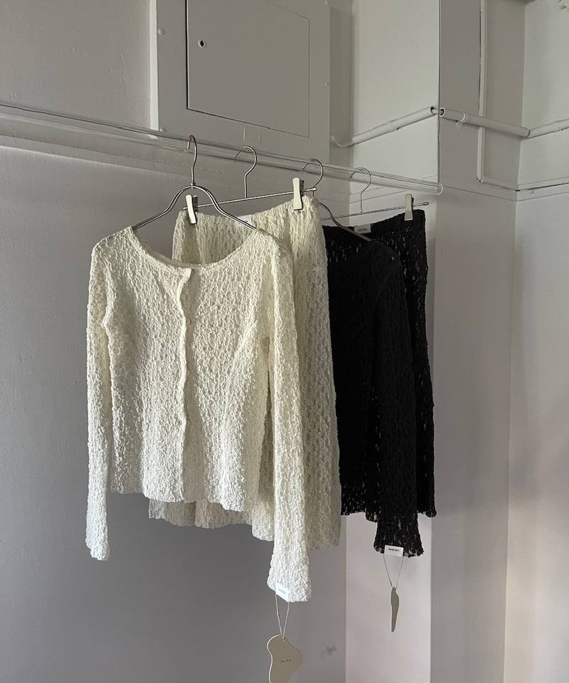 スカート \"Organic Shrink Lacee Panel Skirt\" Little$uzie / Organic Shrink Lacee Panel Skir |