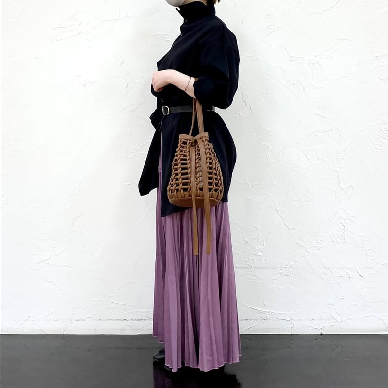 LUDLOW】レザー バスケット ショルダーバッグ | SANS ET MONDE LUDLOW】レザー バスケット ショルダーバッグ | SANS ET MONDE