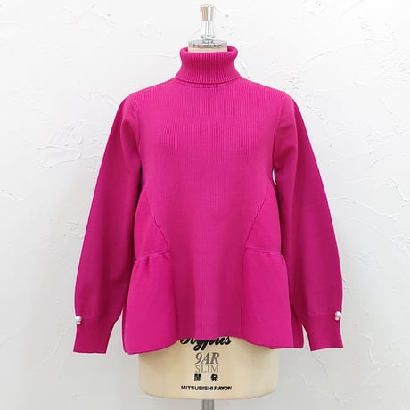 sono ピンク パフィスリーブニットカーディガン （SONO ソーノ  