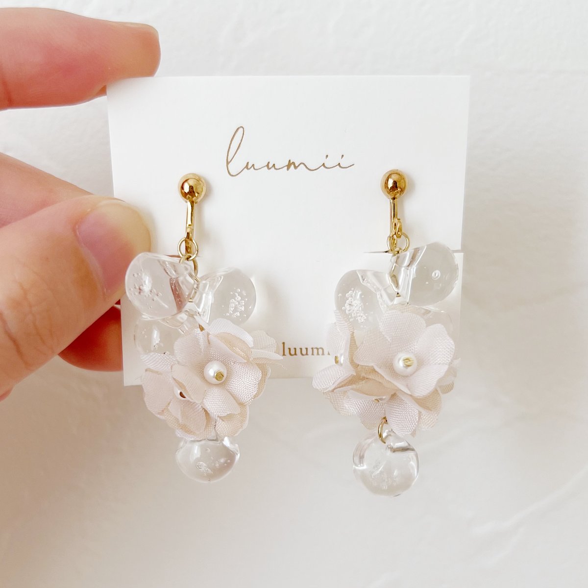 しゅわしゅわティーソーダイヤリング/ピアス | luumii accessory