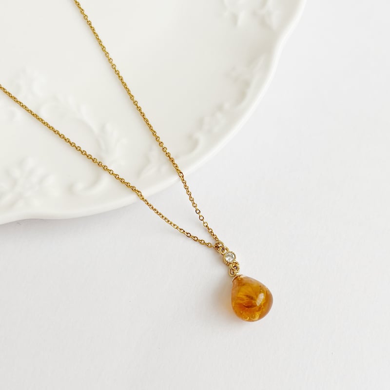 【未使用】Lilli’s Shanghai ヴィンテージ　大ぶり　ネックレス LX 大人のピンクグラデーション ビンテージネックレス